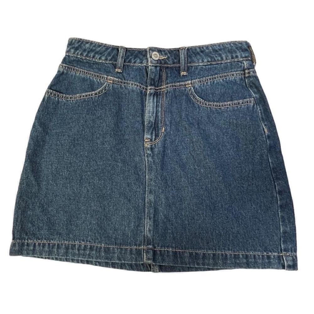Hollister Denim Ultra High Rise Mini Skirt Size 7